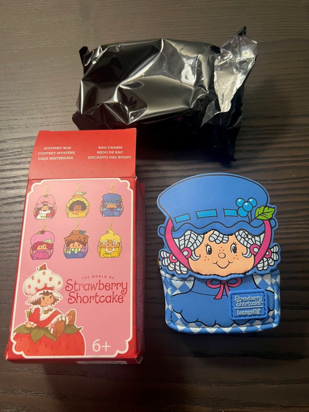 Blueberry Muffin - Strawberry Shortcake Loungefly Mini Backpack Keychain Charm